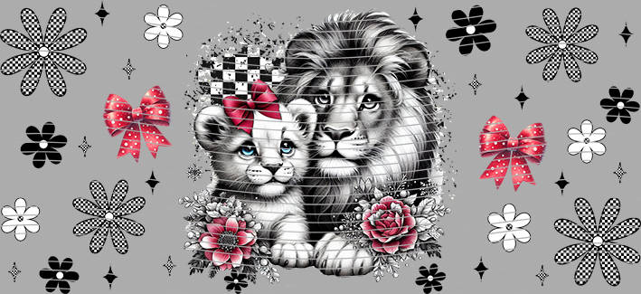 16oz Distressed Checkered-DC-123